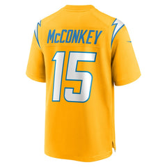 NFL Ladd McConkey Los Angeles Chargers Alternate Charger Power Game Player Jersey - Gold