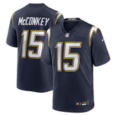 NFL Ladd McConkey Los Angeles Chargers Alternate Super Chargers Game Player Jersey - Navy