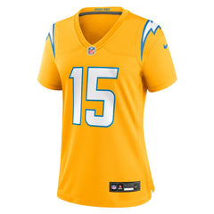 NFL Ladd McConkey Los Angeles Chargers Women's Alternate Charger Power Game Jersey - Gold