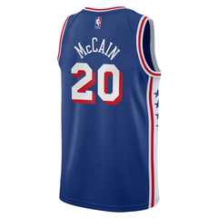 NBA Jared McCain Philadelphia 76ers Youth Swingman Jersey - Icon Edition - Royal