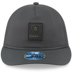 Las Vegas Raiders New Era 2025 Sideline Cold Weather Retro Crown 59FIFTY Fitted Hat Charcoal