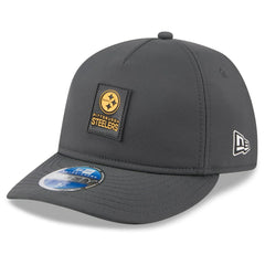 Pittsburgh Steelers New Era 2025 Sideline Cold Weather Retro Crown 59FIFTY Fitted Hat Charcoal