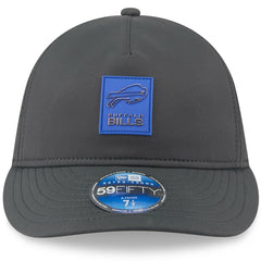 Buffalo Bills New Era 2025 Sideline Cold Weather Retro Crown 59FIFTY Fitted Hat Charcoal