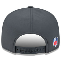 Cleveland Browns New Era 2025 Sideline Cold Weather Split Panel 9FIFTY Snapback Hat Charcoal