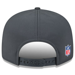 Philadelphia Eagles New Era 2025 Sideline Cold Weather Split Panel 9FIFTY Snapback Hat Charcoal