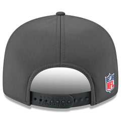 Atlanta Falcons New Era 2025 Sideline Cold Weather Split Panel 9FIFTY Snapback Hat Charcoal