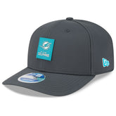 Miami Dolphins New Era 2025 Sideline Cold Weather 9SEVENTY Adjustable Hat Charcoal