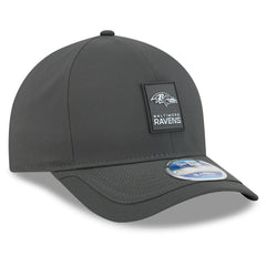Baltimore Ravens New Era 2025 Sideline Cold Weather 9FORTY M-Crown Adjustable Hat Charcoal