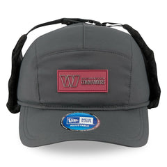 Washington Commanders New Era 2025 Sideline Cold Weather Runner Dog Ear Adjustable Hat Charcoal
