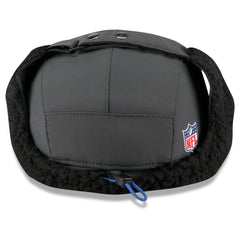 Los Angeles Rams New Era 2025 Sideline Cold Weather Runner Dog Ear Adjustable Hat Charcoal