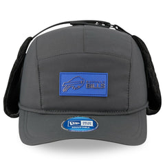 Buffalo Bills New Era 2025 Sideline Cold Weather Runner Dog Ear Adjustable Hat Charcoal