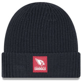 Arizona Cardinals New Era 2025 Sideline Cold Weather Cuffed Knit Hat Charcoal