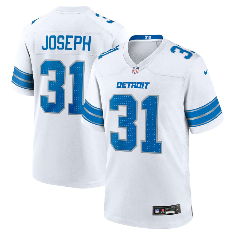NFL Kerby Joseph Detroit Lions Game Jersey - White