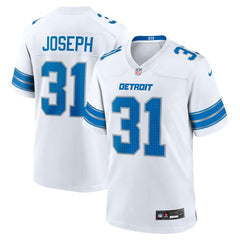 NFL Kerby Joseph Detroit Lions Game Jersey - White