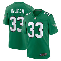 NFL Cooper DeJean Philadelphia Eagles Alternate Game Jersey - Kelly Green