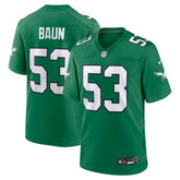 NFL Zack Baun Philadelphia Eagles Alternate Game Jersey - Kelly Green