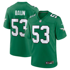 NFL Zack Baun Philadelphia Eagles Alternate Game Jersey - Kelly Green