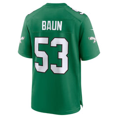 NFL Zack Baun Philadelphia Eagles Alternate Game Jersey - Kelly Green