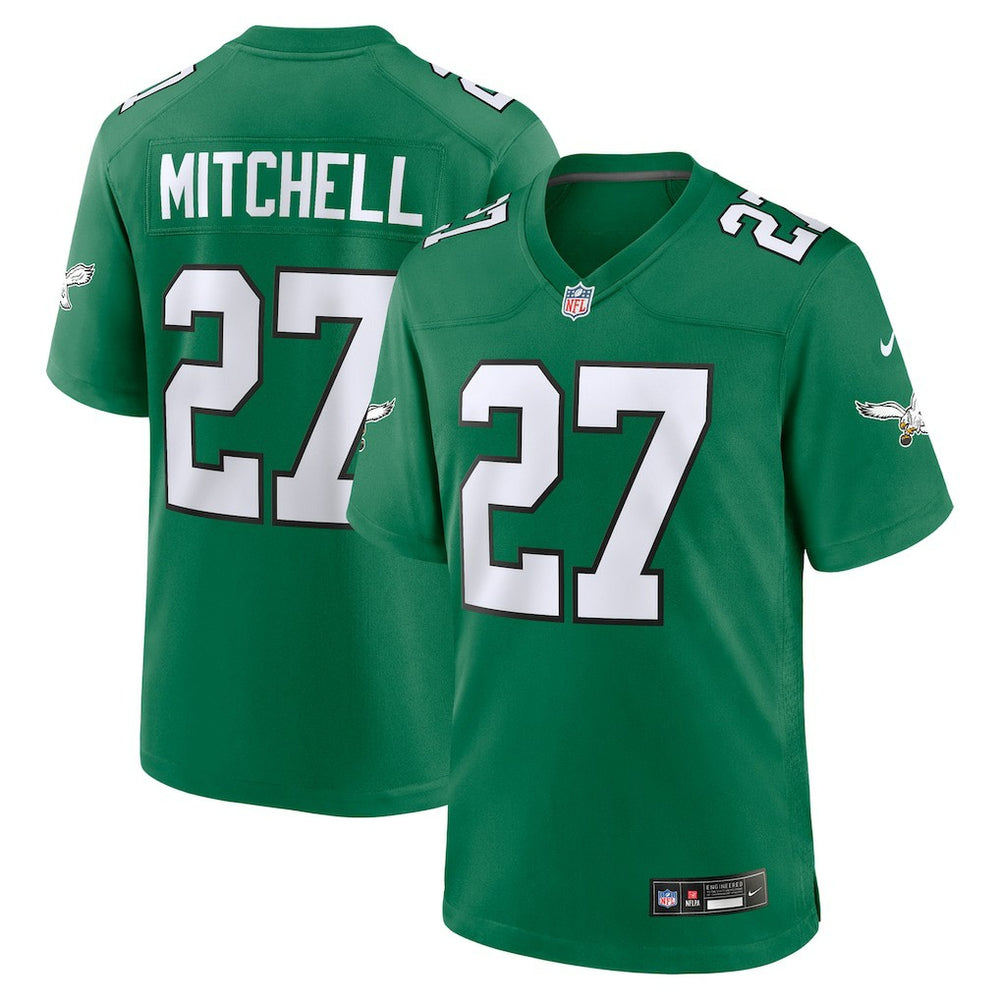 NFL Quinyon Mitchell Philadelphia Eagles Alternate Game Jersey - Kelly Green