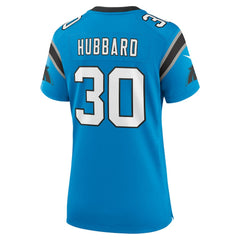 NFL Chuba Hubbard Carolina Panthers Women's Alternate Game Jersey - Blue