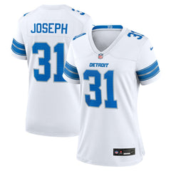 NFL Kerby Joseph Detroit Lions Women's Game Jersey - White