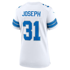 NFL Kerby Joseph Detroit Lions Women's Game Jersey - White