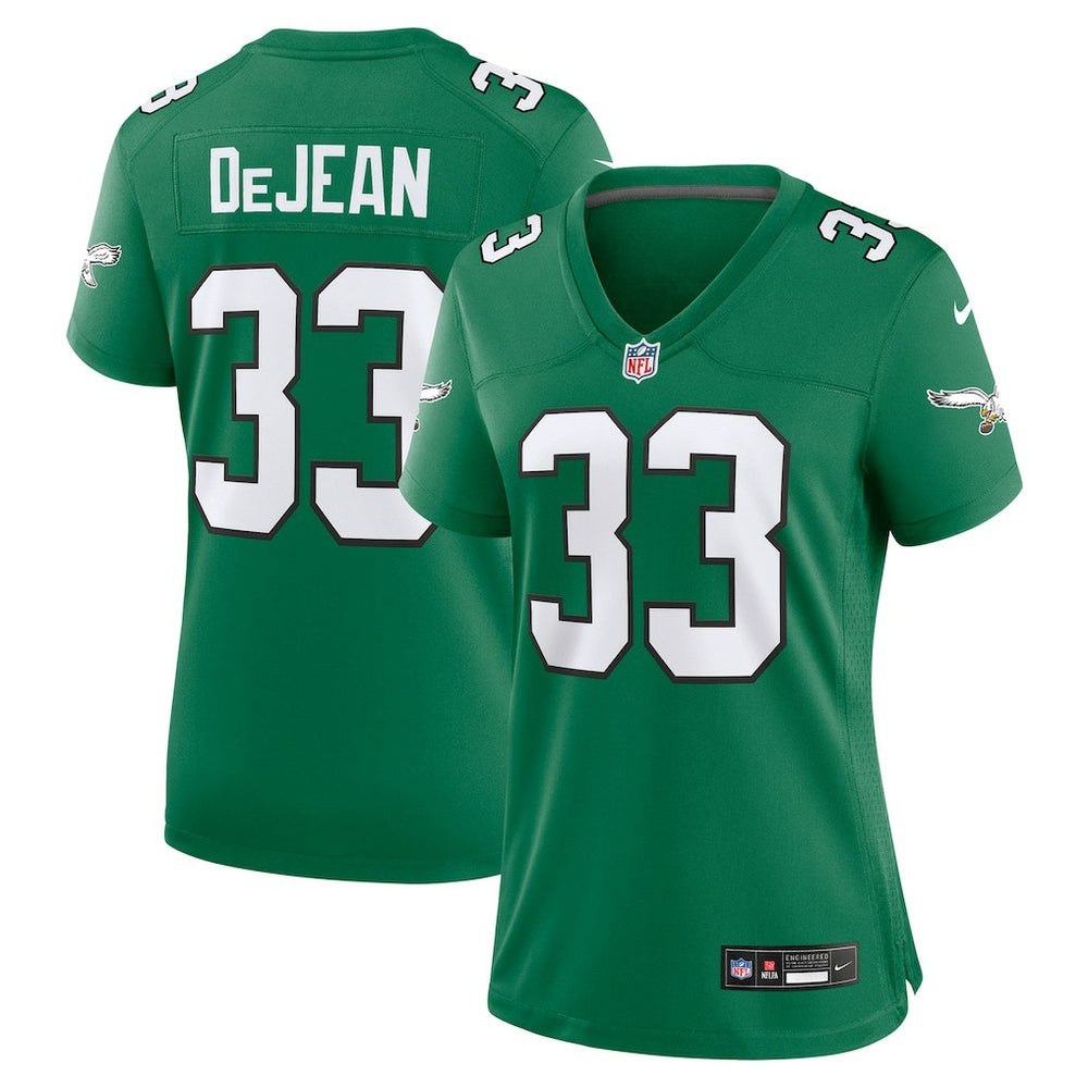 NFL Cooper DeJean Philadelphia Eagles Women's Alternate Game Jersey - Kelly Green