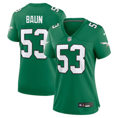NFL Zack Baun Philadelphia Eagles Women's Alternate Game Jersey - Kelly Green