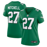 Quinyon Mitchell Philadelphia Eagles Women's Alternate Game Jersey Kelly Green