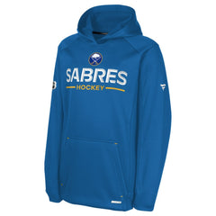 NHL Buffalo Sabres Fanatics Youth Authentic Pro Rink Raglan Hoodie - Royal