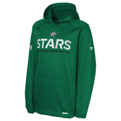 NHL Dallas Stars Fanatics Youth Authentic Pro Rink Raglan Hoodie - Kelly Green