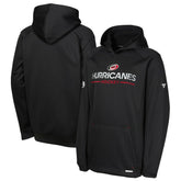 NHL Carolina Hurricanes Fanatics Youth Authentic Pro Rink Raglan Hoodie - Black