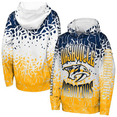 NHL Nashville Predators Outerstuff Youth Frozen Frenzy Hoodie - Navy