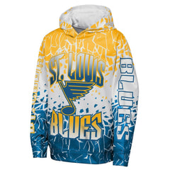 NHL St. Louis Blues Outerstuff Youth Frozen Frenzy Hoodie - Gold