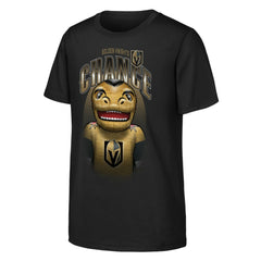 NHL Vegas Golden Knights Outerstuff Youth Mascot Highlight T-Shirt - Black