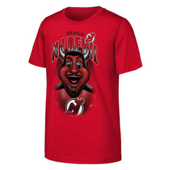 NHL New Jersey Devils Outerstuff Youth Mascot Highlight T-Shirt - Red
