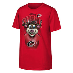 NHL Carolina Hurricanes Outerstuff Youth Mascot Highlight T-Shirt - Red