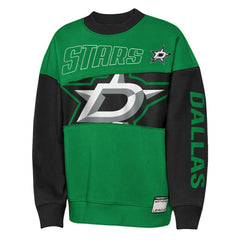 NHL Dallas Stars Outerstuff Youth Impact Player Sweatshirt - Kelly Green/Black