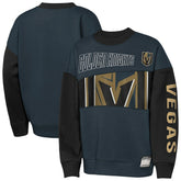 NHL Vegas Golden Knights Outerstuff Youth Impact Player Sweatshirt - Steel/Black