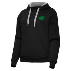 NHL Minnesota Wild Antigua Women's St. Patrick's Day Victory Pullover Hoodie - Black