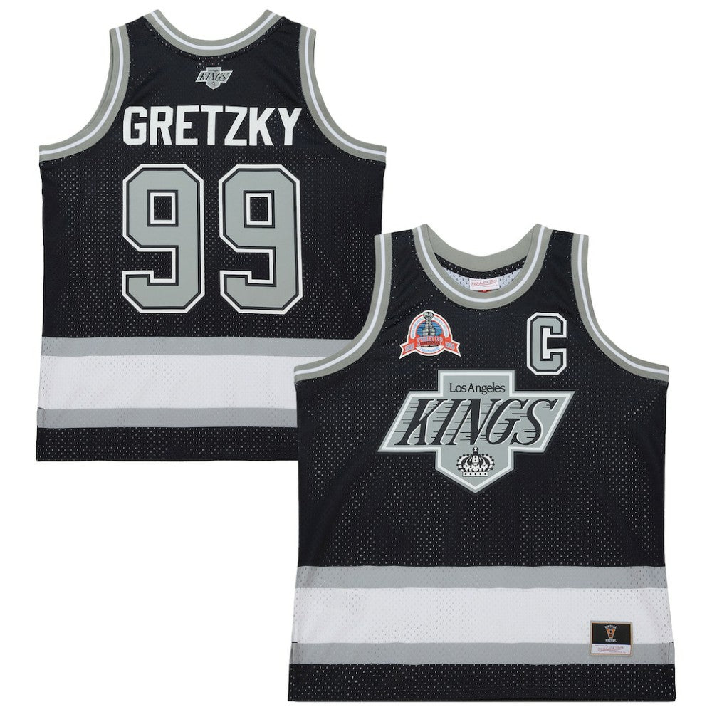 NHL Wayne Gretzky Los Angeles Kings Mitchell & Ness Unisex Maxxed Out Fashion Basketball Jersey - Black
