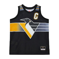 NHL Mario Lemieux Pittsburgh Penguins Mitchell & Ness Unisex Maxxed Out Fashion Basketball Jersey - Black