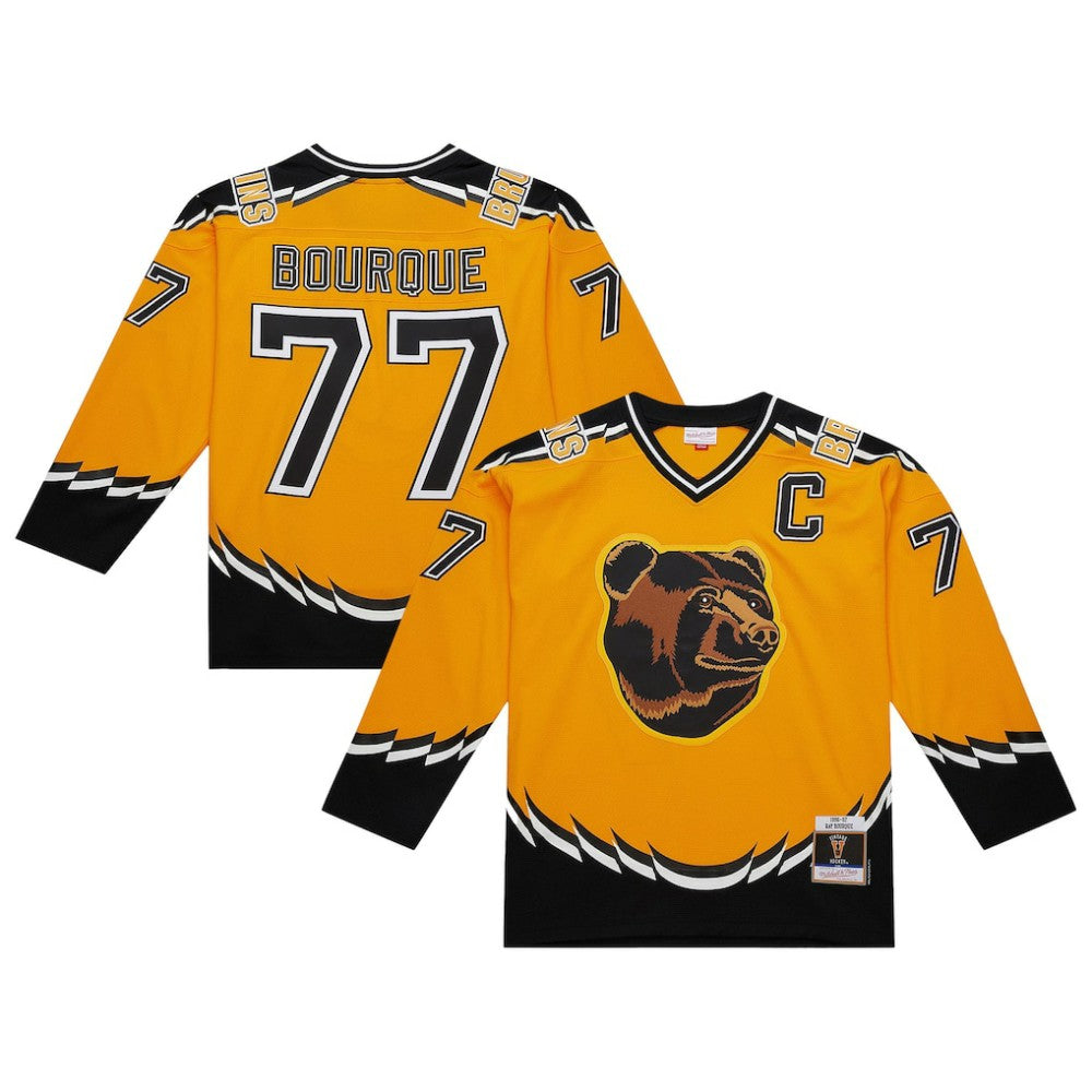 NHL Ray Bourque Boston Bruins Mitchell & Ness 1996-97 Power Play Jersey - Gold