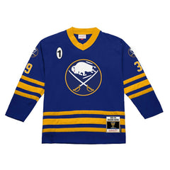 NHL Dominik Hasek Buffalo Sabres Mitchell & Ness 1995-96 Power Play Jersey - Royal