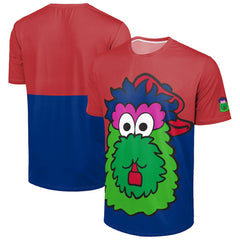 Philadelphia Phillies FOCO Big Logo Mascot T-Shirt - Red/Royal T-shirts