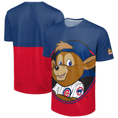 Chicago Cubs FOCO Big Logo Mascot T-Shirt - Royal/Red T-shirts
