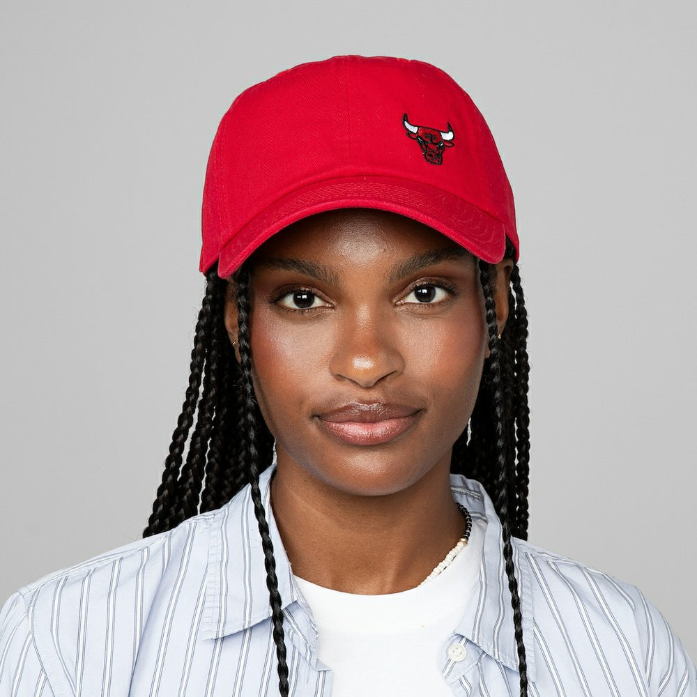 Chicago Bulls Women's Micro Lefty Adjustable Hat Red
