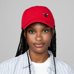 Chicago Bulls Women's Micro Lefty Adjustable Hat Red