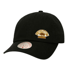 NHL Boston Bruins Mitchell & Ness Women's Micro Lefty Adjustable Hat - Black