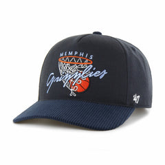 Memphis Grizzlies '47 Nothing But Net Hitch Adjustable Hat Navy